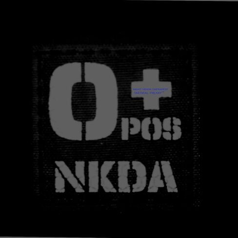 IR A-TACS AU OPOS NKDA O+ Blood Type 2x2 Arid Tan Tactical Morale Touch Fastener Patch in Kuwait