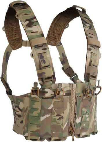 Tactical Chest Rig for Mens, VE-96 Lightweight MOLLE Tactical Vest Attachment, Open-style Tactical Chest Rig in Saudi Arabia