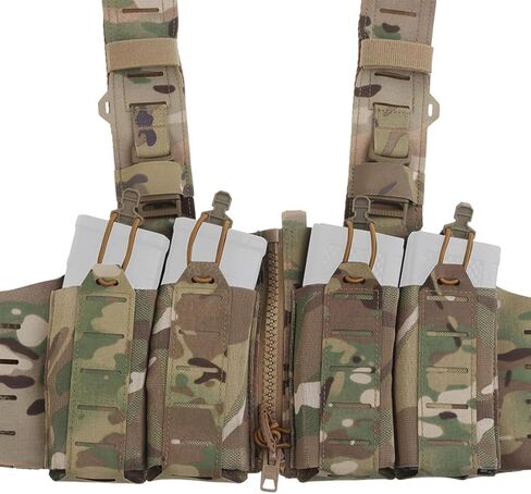 Tactical Chest Rig for Mens, VE-96 Lightweight MOLLE Tactical Vest Attachment, Open-style Tactical Chest Rig in Saudi Arabia