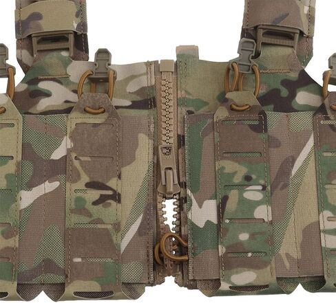 Tactical Chest Rig for Mens, VE-96 Lightweight MOLLE Tactical Vest Attachment, Open-style Tactical Chest Rig in Saudi Arabia