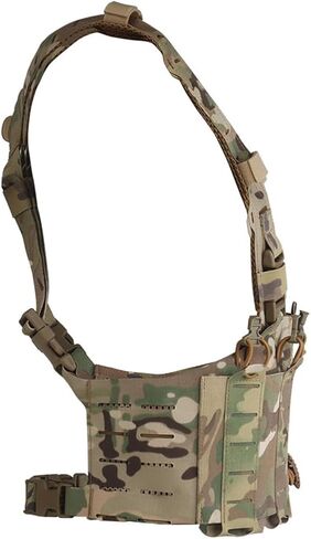 Tactical Chest Rig for Mens, VE-96 Lightweight MOLLE Tactical Vest Attachment, Open-style Tactical Chest Rig in Saudi Arabia