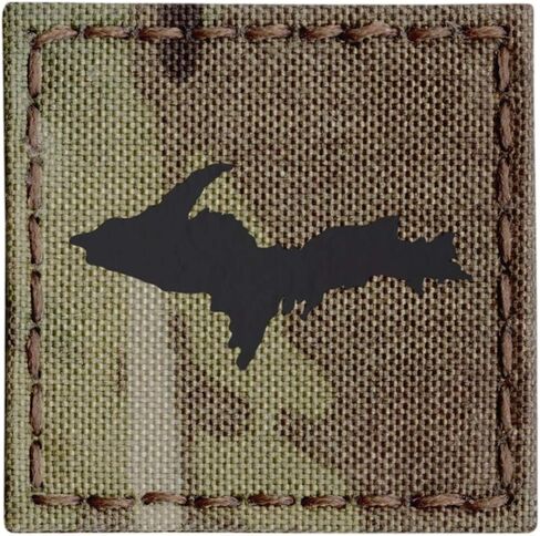 mult1cam IR Yooper 2x2 Upper Peninsula Michigan UP Infrared IFF Tactical Morale Fastener Patch in Kuwait