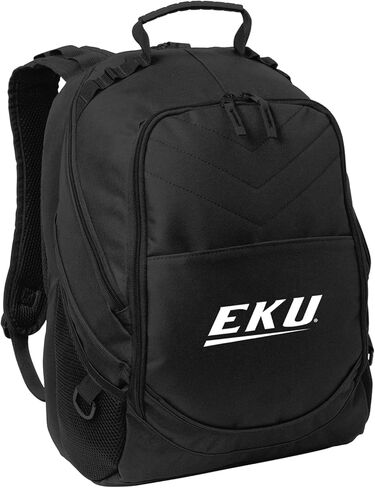 حقيبة ظهر للكمبيوتر المحمول بجامعة Broad Bay Eastern Kentucky - شعار EKUcolonels الرسمي - بوليستر متين 600D - حجرة مبطنة للكمبيوتر المحمول - حقيبة ظهر للسفر والعمل - تناسب أجهزة الكمبيوتر المحمولة حتى 17 بوصة in Saudi Arabia