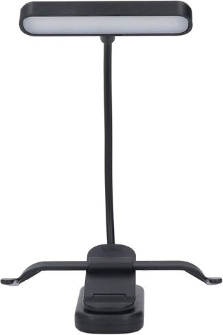 Pongnas Clip On Lamp, Music Stand Light Clip On Light 360 Degree Adjustable LED Clip On Piano Lamp for Book Piano Sheet (White) in Saudi Arabia