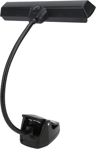 Super Bright Music Stand Light, Eye Caring Clip on Piano Light, USB Rechargeable, Long Lasting up to 1000 Hrs, for The Piano, Sheet Music, Guitar in Saudi Arabia