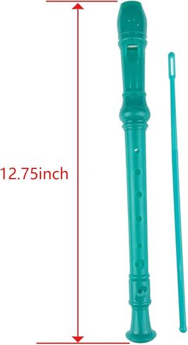 9 Pack ABS German Style 8 Hole Descant Soprano Recorders with Cleaning Rod, Black Storage Bag (Multicolor-9 pack) in Kuwait