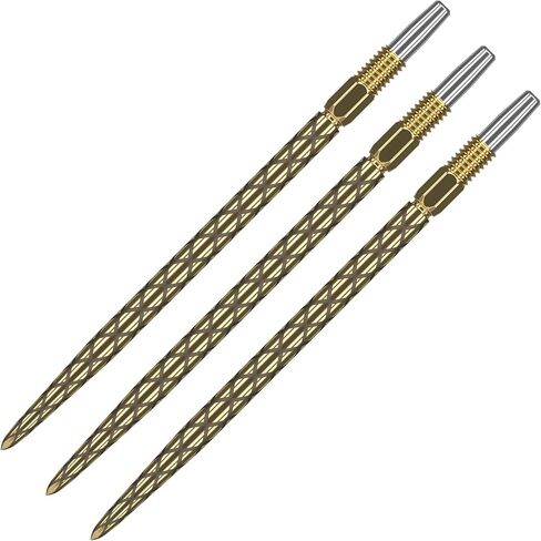 Target Darts Swiss Points, Diamond Pro Swiss Point Dart Tips (3 Pack Set of Tips) 40MM, Gold | Change Dart Points, Professional Darts Accessories in Saudi Arabia