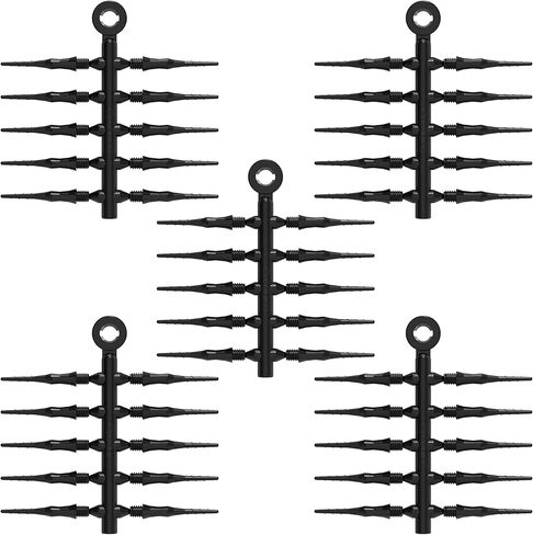 CyeeLife Fit Point Plus Tip | Soft Tip Dart Points | 2BA Thread | Dart Accessory | 50 Count in Kuwait