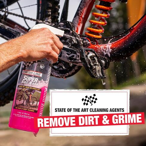 Finish Line Dry Weather Bicycle Cleaning and Maintenance Kit – Includes Super Bike Wash, Speed Degreaser, and Dry Lube for Complete Bike Care, Drivetrain Cleaning & Lubrication System in Saudi Arabia