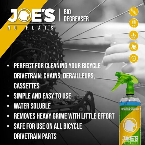 JOE'S NO FLATS Bio Degreaser 34oz - Bicycle Chain Cleaner and Drivetrain Degreaser Spray in Saudi Arabia