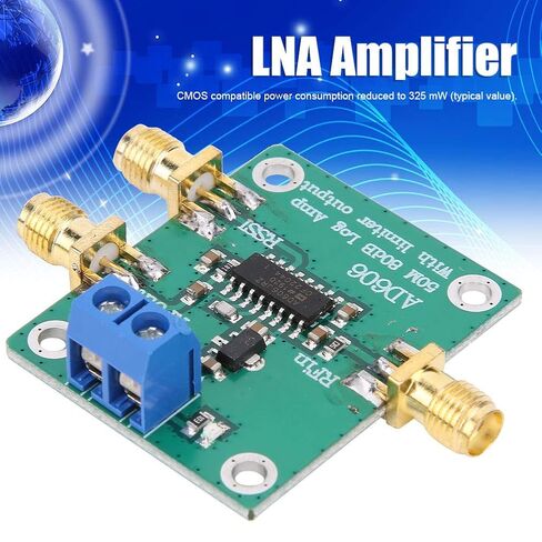 AD606 Module Logarithmic Detector 80dB Demodulation Log Amplifier Board with Offset Control Adjustable Output Low Power Consumption for RF Signal Processing in Saudi Arabia