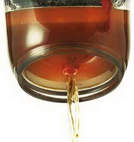 Fat & Grease Separator with Fine Mesh Filter and oil Sauce Separator Strainer with a bottom drain valve. Sauce separator strainer for healthier cooking. 33Oz or 0.975 Lt in Saudi Arabia