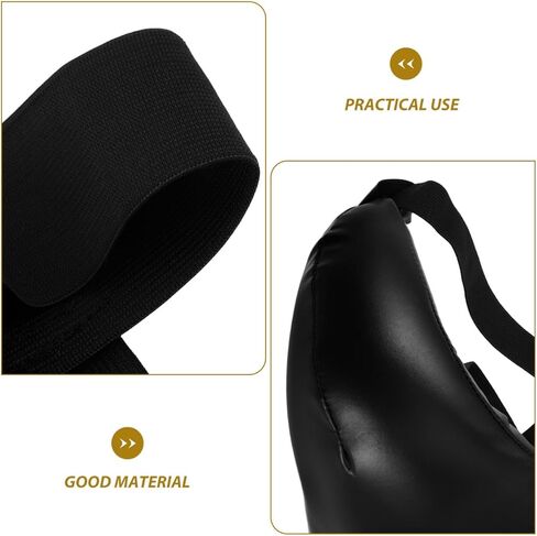 Mipcase Boxing Groin Protector Kids : Adjustable Groin Guard for Kids with Height of 110-149cm - Breathable Crotch Guard for Taekwondo Sparring, 10.41X7.47X3.73in (Black) in Saudi Arabia