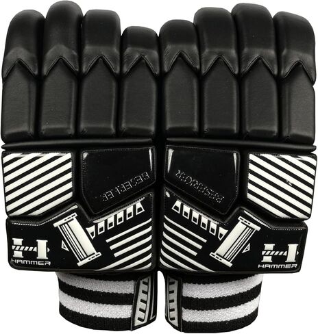 Hammer Beserker Cricket Batting Gloves - Black in Saudi Arabia