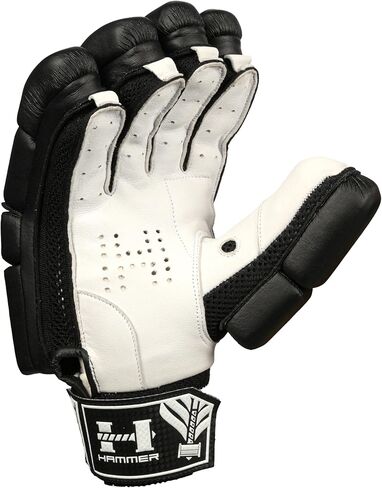 Hammer Beserker Cricket Batting Gloves - Black in Saudi Arabia