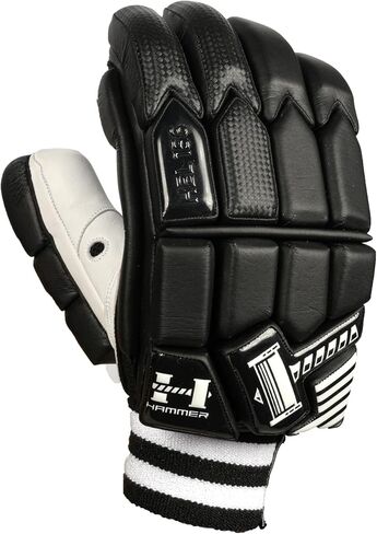 Hammer HEL 156 Cricket Batting Gloves - Black in Saudi Arabia