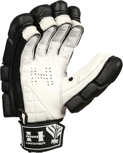 Hammer HEL 156 Cricket Batting Gloves - Black in Saudi Arabia