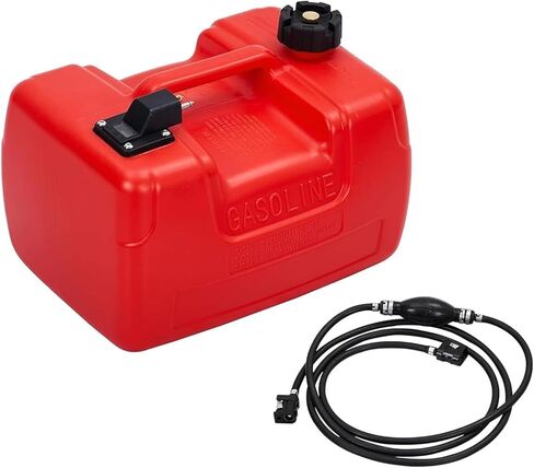 3 Gallon Marine Tank, 12 L Portable Marine Tank, Boat Marine Transfer Tank with Hose, I-Shaped Handle in Kuwait