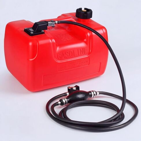 Portable Boat Tank 6 Gal, Outboard Marine Tank with 9.8ft Hose & Level Gauge in Saudi Arabia