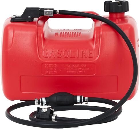 6 Gallon Marine Portable Tank Outboard Boat Transfer Tank with Line l-Shaped Handle Easy to Carry 12*10*18 Inch in Saudi Arabia