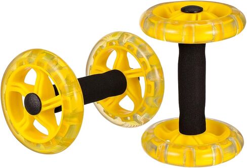 Ab Roller Wheel: Ab Wheel for Core Training, Exercise Abdominal Roller Hand Weights Dumbbell Fitness Exercise Device Home Gym Gear for Men/Women in Saudi Arabia