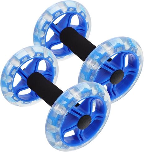 Ab Wheel Roller For Core Workout, Ab Roller Fitness Exercise Wheel Devices Abdominal Trainer for Men Women Core Strength Training Home Gym Fitness Equipment in Saudi Arabia