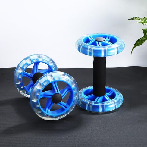 Ab Wheel Roller For Core Workout, Ab Roller Fitness Exercise Wheel Devices Abdominal Trainer for Men Women Core Strength Training Home Gym Fitness Equipment in Saudi Arabia