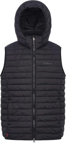 LeMieux Mens Hooded Puffer Gilet - Water Resistant - Detachable Hood in Saudi Arabia