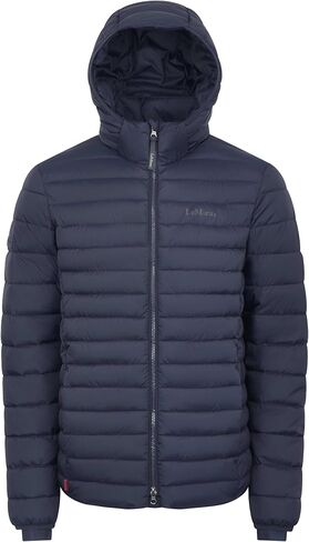 LeMieux Mens Hooded Puffer Jacket - Water Resistant - Detachable Hood in Saudi Arabia