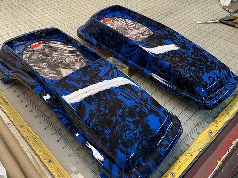 تصميم جماجم شبح رايدر من فيلم هيدروغرافي من Dip Ape in Kuwait