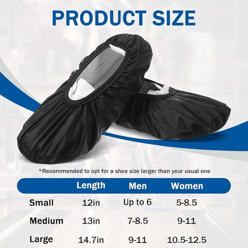 Larrel Bowling Shoe Protector Covers, Non-Slip Washable Bowling Shoes Covers Waterproof, Sturdy Reusable Bowl Shoes Cover Protector Accessories for Men Women Daily Use During Exercise in Saudi Arabia