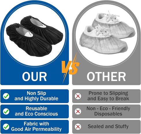 Larrel Bowling Shoe Protector Covers, Non-Slip Washable Bowling Shoes Covers Waterproof, Sturdy Reusable Bowl Shoes Cover Protector Accessories for Men Women Daily Use During Exercise in Saudi Arabia