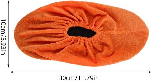 6 Pairs Thickened Bowling Shoe Covers Non-Slip Fuzzy Fabric Slipcovers Reusable Washable Elastic Protectors for Adults Indoor Use in Saudi Arabia