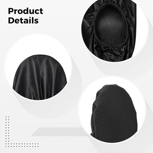 Pair Bowling Shoe Covers, Black, 14.7 In, Waterproof Fabric, Anti-Dust, Polyester, Sleeve, Universal Fit For Men Women in Kuwait