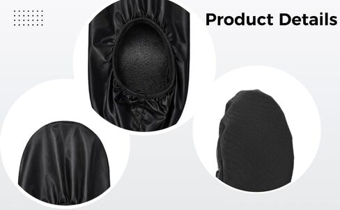 Pair Bowling Shoe Covers, Black, 14.7 In, Waterproof Fabric, Anti-Dust, Polyester, Sleeve, Universal Fit For Men Women in Kuwait