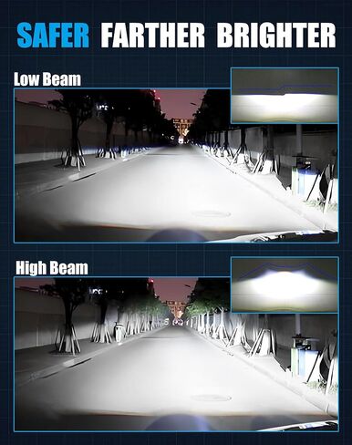 مصابيح LED D1S 6500K 110W 30000Lm، 66144 66140 85140 85415 مصابيح بديلة زينون HID، مصابيح الضباب، عبوتان in Kuwait