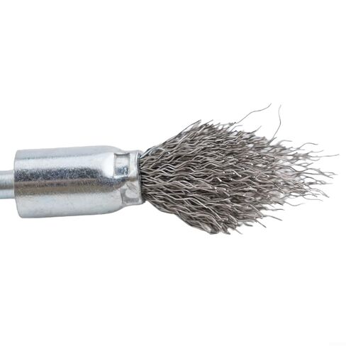 Extended Handle Polishing Brush Cleaning Brush 6Mm Handle Stainless Steel Wire Brush - Torch 6*16*158Mm Scrub Brushes for Cleaning Detailing Brush in Saudi Arabia