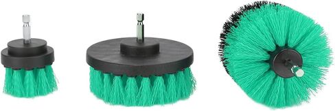 Electric Drill Cleaning Brush Kit Extended Long Nylon Scrub Brush Attachment Set for Grout Remover Home Improvement in Saudi Arabia