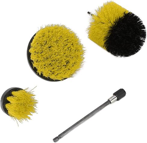 Electric Drill Cleaning Brush Kit Extended Long Nylon Scrub Brush Attachment Set for Grout Remover Home Improvement in Saudi Arabia