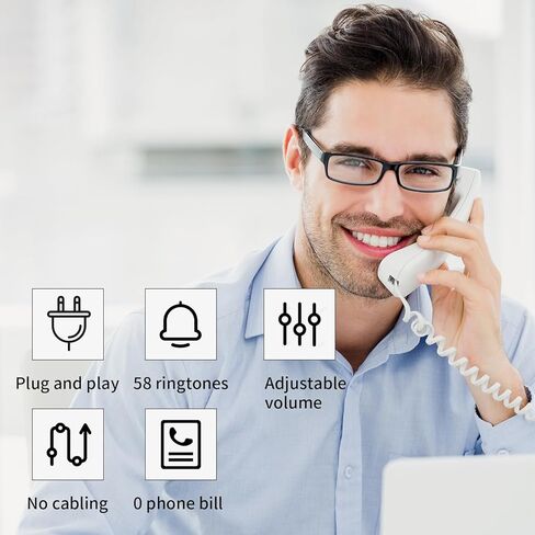 نظام اتصال داخلي لاسلكي للمنزل، 2 حزمة، نظام اتصال داخلي لاسلكي، هاتف اتصال داخلي في اتجاهين في الوقت الحقيقي مع نطاق 3280 قدم، سهل الاستخدام للمكتب الداخلي للأعمال in Kuwait