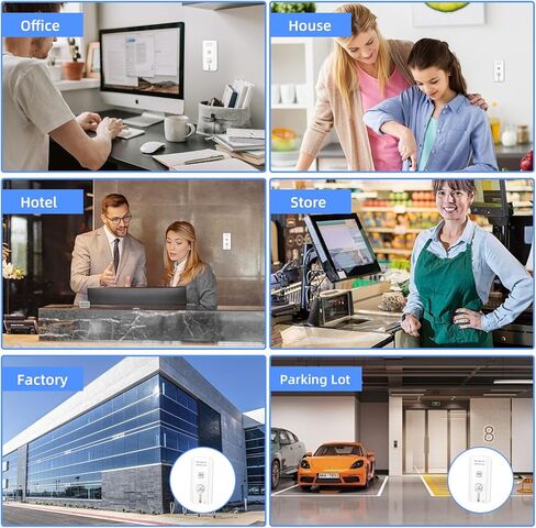 2 Way Intercoms Wireless for Home Office,2026 Upgraded Magnetic Adsorption Long Range Intercom System,Portable Room to Room 30 Days Long Standby Time 5 Level Volume Adjustment, Expand to 5 Intercoms in Kuwait