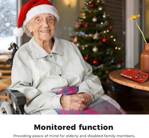 Hosmart UltraSpeak Intercoms Wireless for Home, Holiday Christmas Edition Intercom System for Home Use, Clear Sound Intercom for Business with 1300 Ft Range, Gift for Family Friend Elderly(4Packs) in Kuwait