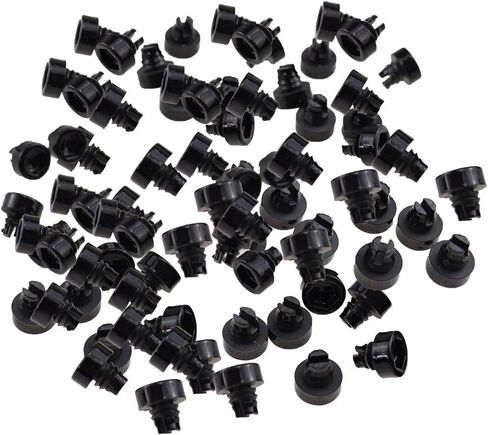 100 Pcs 7.5mm Car Wheel Rivets Plastic Nail Tire Nuts Studs Bolts Rivets For Car Rim Lip Decoration Compatible With(GOLD-100PCS) in Kuwait