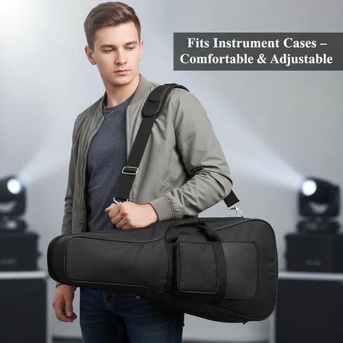 SUPVOX Padded Violin Case Strap Adjustable 37.40In Shoulder Belt with Durable Buckles for Comfortable Instrument Carrying Outdoor Performance in Saudi Arabia