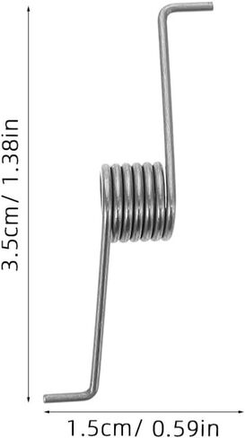 Ciieeo 10Pcs Trash can Torsional Springs Replacement for Foot Pedal and Hand Press Mechanism Durable Coil Springs for Household and Outdoor Garbage Bin Lid in Saudi Arabia