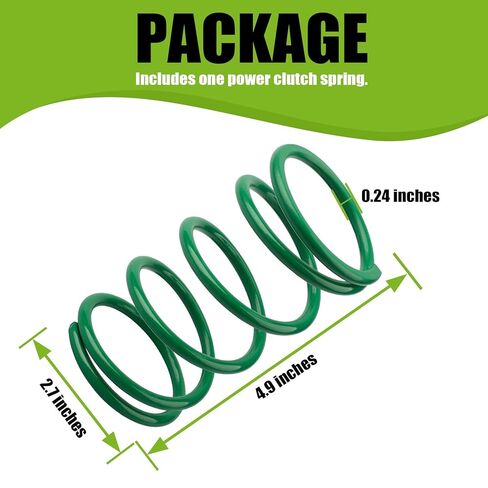 زنبرك طاقة القابض المُدار بعربة الجولف لنماذج غاز EZGO TXT 1989 وما فوق (دورتان 1989-1994، 4 دورات 1991 وما فوق) يزيد من عزم الدوران والتسارع. يحل محل رقم الجزء المرجعي OEM: STQ02000K in Kuwait