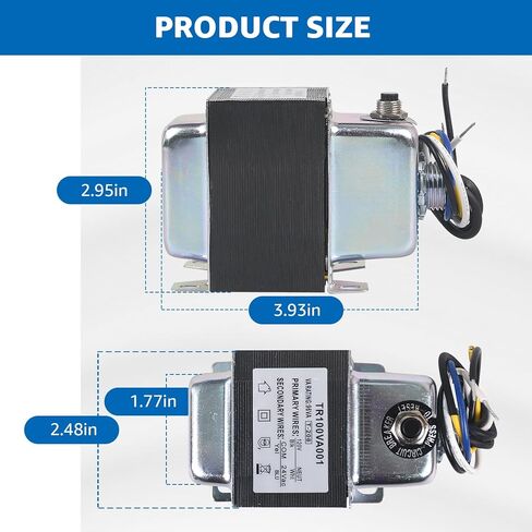 TR100VA001 100VA Transformer 120 to 24Vac Transformer with Built-in Circuit Breaker,Foot and Single Threaded Hub Mount in Saudi Arabia