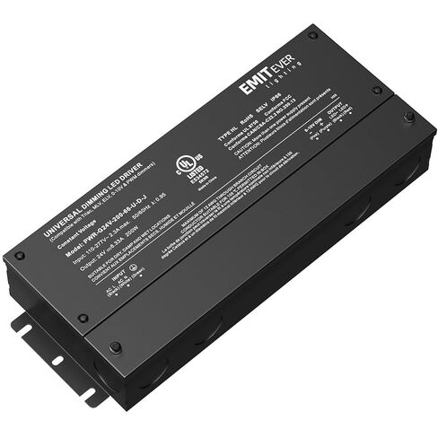 EMITEVER 96W Dimmable LED Driver، 24V Dimmable Power Supply، محول AC إلى DC لإضاءة LED، 5 في 1 يعتم: ELV / MLV / TRIAC / 0-10V / 1-10V / 10V PWM / مقياس الجهد، مقاوم للماء IP67 وUL مدرج، الفئة 2 in Kuwait