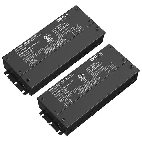 EMITEVER 96W Dimmable LED Driver، 24V Dimmable Power Supply، محول AC إلى DC لإضاءة LED، 5 في 1 يعتم: ELV / MLV / TRIAC / 0-10V / 1-10V / 10V PWM / مقياس الجهد، مقاوم للماء IP67 وUL مدرج، الفئة 2 in Kuwait