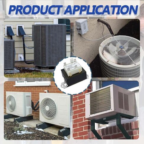 محول HT01CN241 40 فولت أمبير، 208/240 فولت إلى 24 فولت، متوافق مع أنظمة Heil، Carrier، Tempstar، Payne، ICP، Arcoaire HVAC، يستبدل 1172028 BE28316007 in Kuwait